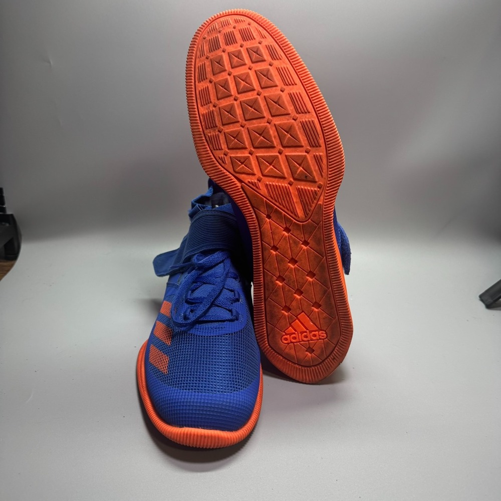 ADIDAS Crazy Power RK Blue Orange Weightlifting Lifting Training Shoes Mens‎ 10 - Picture 8 of 9